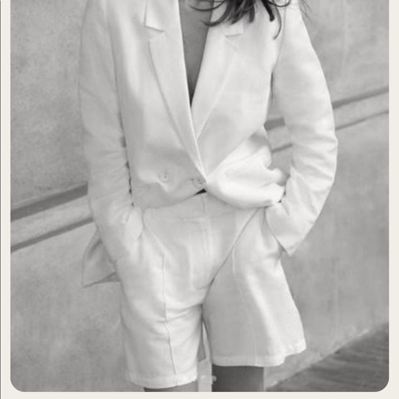 Anine Bing Pants - ANINE BING MILA SHORT-white